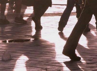 Menschen in Bewegung als Sinnbild für das Alltagsbewusstsein